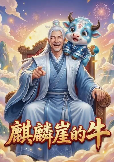 麒麟崖的牛